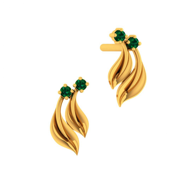 14KT (585) Yellow Gold Earring for Women