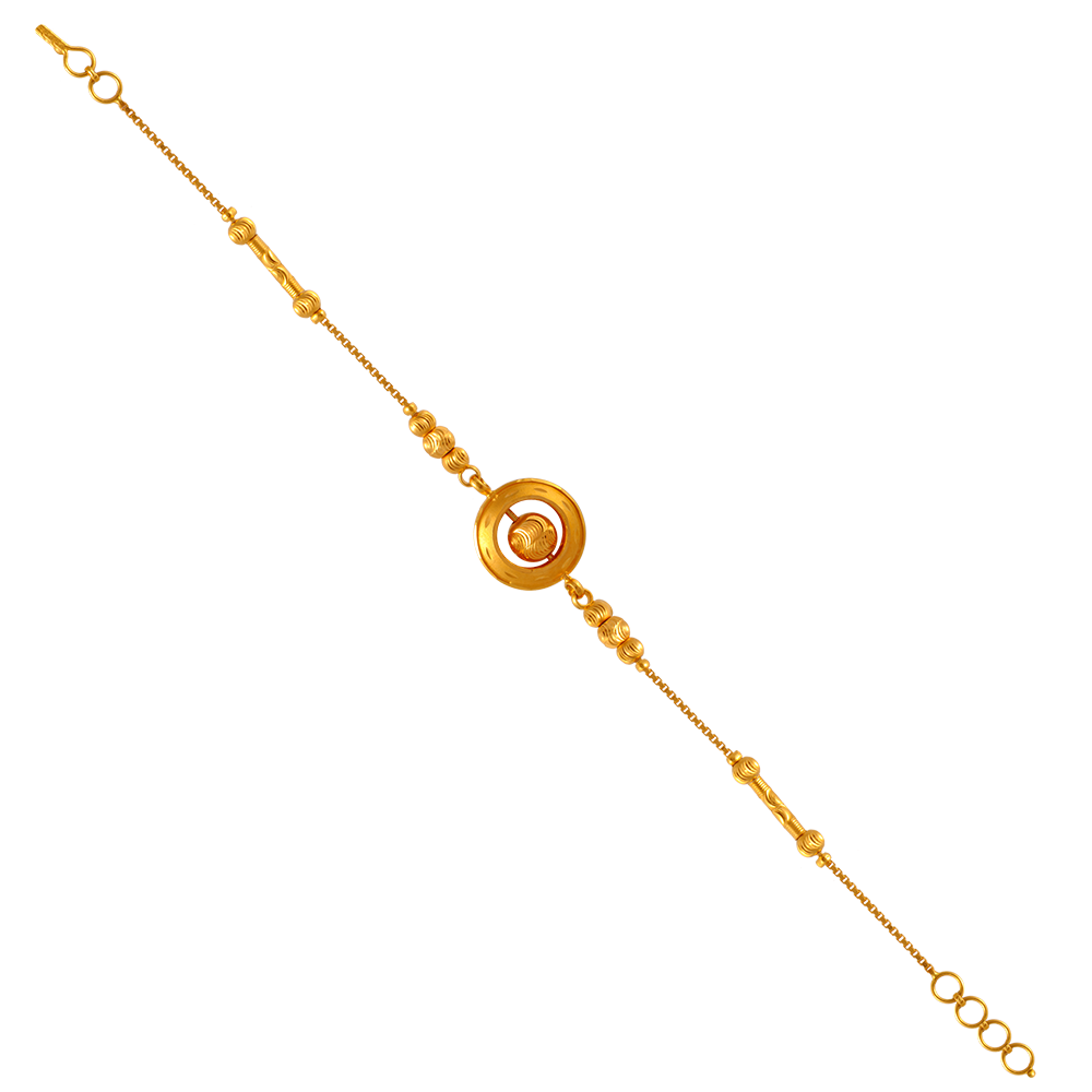 22KT (916) Yellow Gold Gold Bracelets for Women