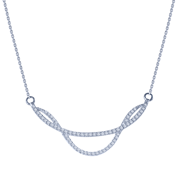 Sleek & Unique Design Silver Chain For Women 